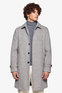 Cappotto Principe di Galles grigio chiaro-Dan John