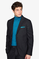 Giacca da abito twill melange nero