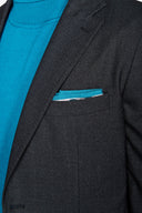 Giacca da abito twill melange nero
