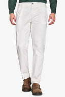 Pantalone gabardina stretch bianco