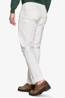Pantalone gabardina stretch bianco