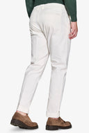 Pantalone gabardina stretch bianco