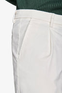 Pantalone gabardina stretch bianco