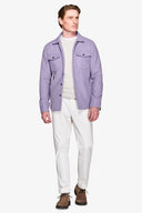 Overshirt flanella viola