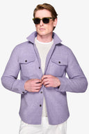 Overshirt flanella viola