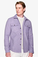 Overshirt flanella viola