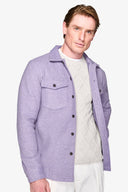Overshirt flanella viola