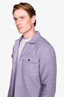 Overshirt flanella viola