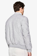 Bomber trapuntato grigio chiaro-Dan John