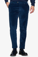 Pantalone chino in velluto avion