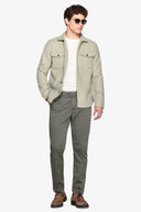 Overshirt flanella salvia