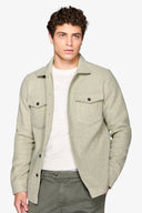 Overshirt flanella salvia