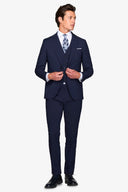 Giacca da abito classico blu-Dan John