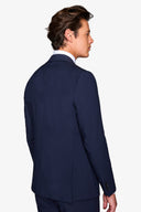 Giacca da abito classico blu slim-Dan John
