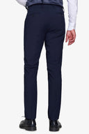 Pantalone da abito classico blu slim-Dan John