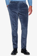 Pantalone da abito in velluto avion