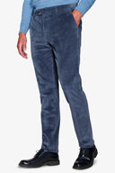 Pantalone da abito in velluto avion