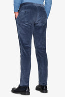 Pantalone da abito in velluto avion