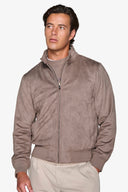 Bomber ecosuede tortora
