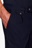 Pantalone cavalry con taschino blu