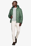 Piumino trapuntato verde "Ready"