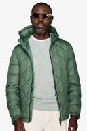 Piumino trapuntato verde "Ready"