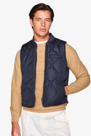 Gilet trapuntato blu-Dan John
