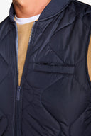 Gilet trapuntato blu-Dan John