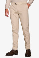 Pantaloni chino gabardina gesso-Dan John