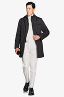 Cappotto trapuntato antracite