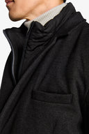 Cappotto trapuntato antracite
