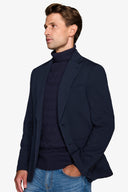 Giacca jersey stretch blu