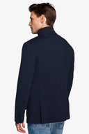Giacca jersey stretch blu