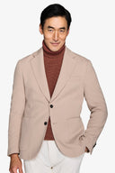 Giacca jersey stretch beige