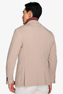 Giacca jersey stretch beige