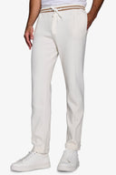 Pantalone felpato DNJ panna