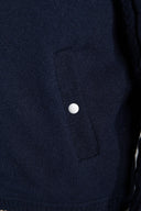 Bomber con maniche in jersey DNJ blu
