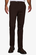 Pantaloni chino gabardina marrone-Dan John
