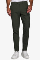 Pantalone chino gabardina verde