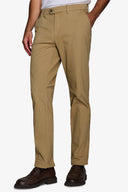 Pantalone chino gabardina beige