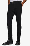 Pantalone chino gabardina nero