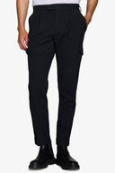 Pantalone cargo flanella antracite