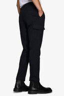Pantalone cargo flanella antracite