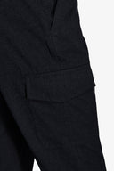 Pantalone cargo flanella antracite