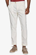 Pantalone Herringbone in cotone CMIA panna