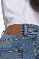 Pantalone denim blu medio