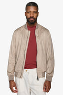 Bomber ecosuede beige-Dan John