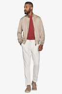 Bomber ecosuede beige-Dan John