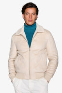 Bomber ecosuede ghiaccio-Dan John