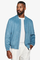 Bomber ecosuede traforato petrolio-Dan John